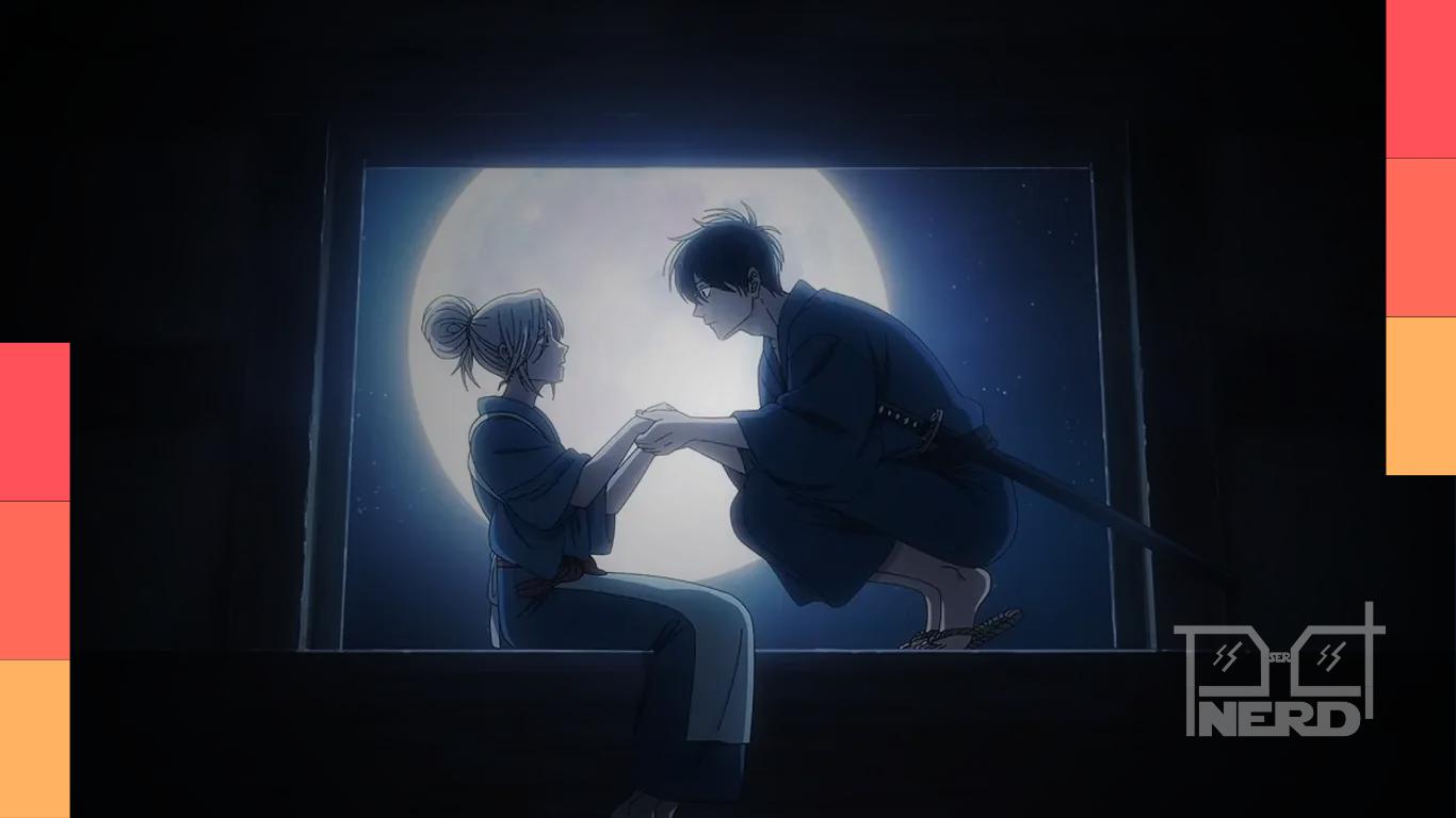 Imagem do anime Firefly Wedding com destaque para o trailer oficial e abertura “Period” de iri