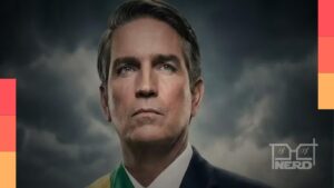 Cartaz promocional de Ghost Soldier com Jim Caviezel, indicando estreia em 5 de novembro no Brasil