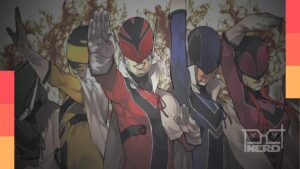 Imagem promocional do mangá Go! Go! Loser Ranger!, que voltou à Weekly Shonen Magazine após dois meses de hiato
