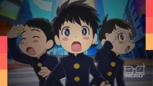 Imagem promocional do anime Thunder 3, obra criada por Hiroya Oku sob o pseudônimo Yuki Ikeda