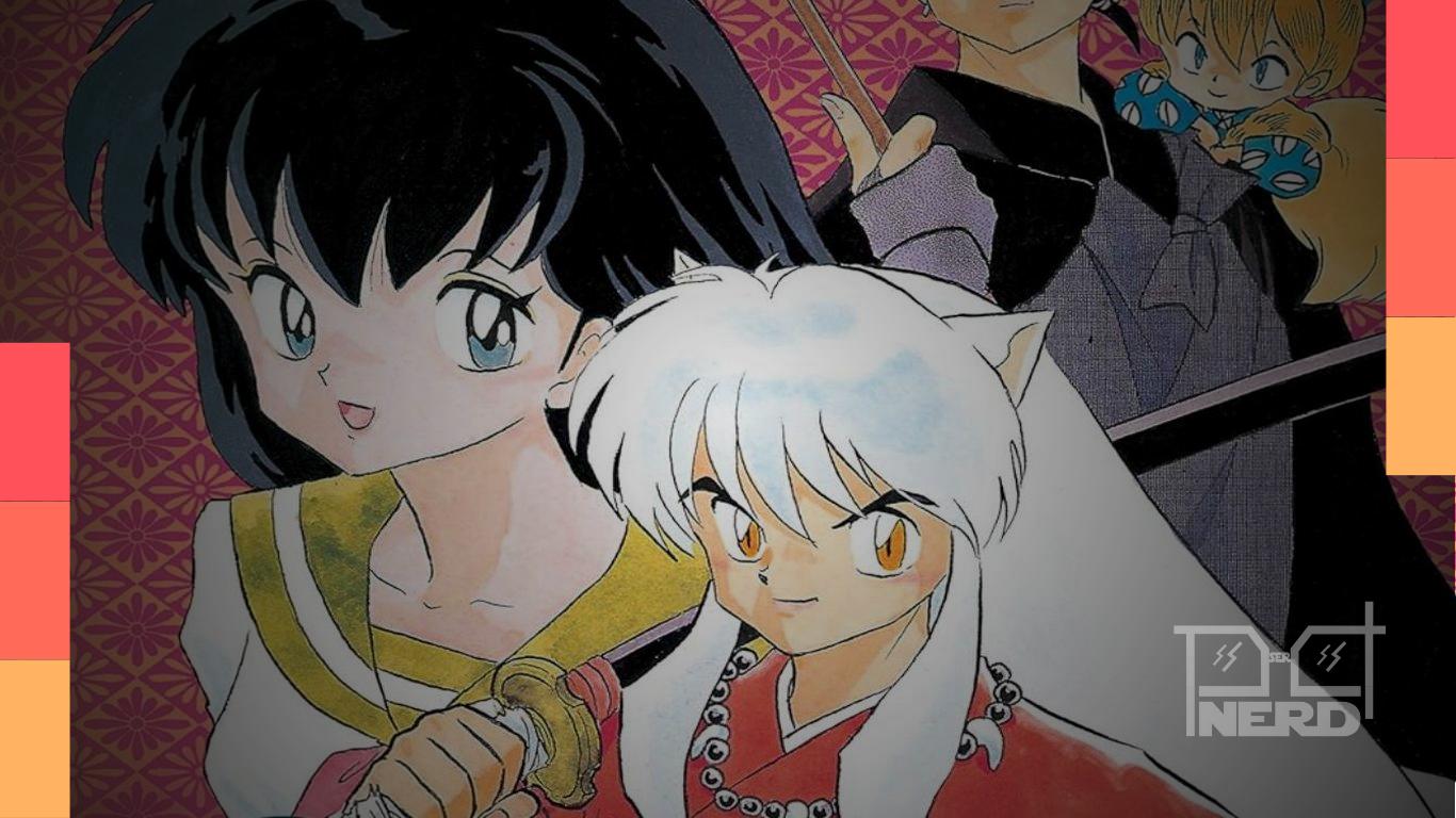 Ilustração original de InuYasha autografada por Rumiko Takahashi leiloada para apoiar a PLAS