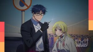 Pôster oficial da 2ª temporada de Marriagetoxin, com Hikaru Gero e Mei Kinosaki destacando a estreia em janeiro de 2027