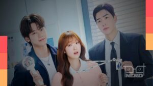 Elenco do k-drama Meu Idol é Meu Chefe em entrevista, com destaque para os protagonistas e o cenário sul-coreano
