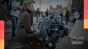 Greta Gerwig no set de Nárnia: O Sobrinho do Mago com atmosfera inspirada em rock e David Bowie
