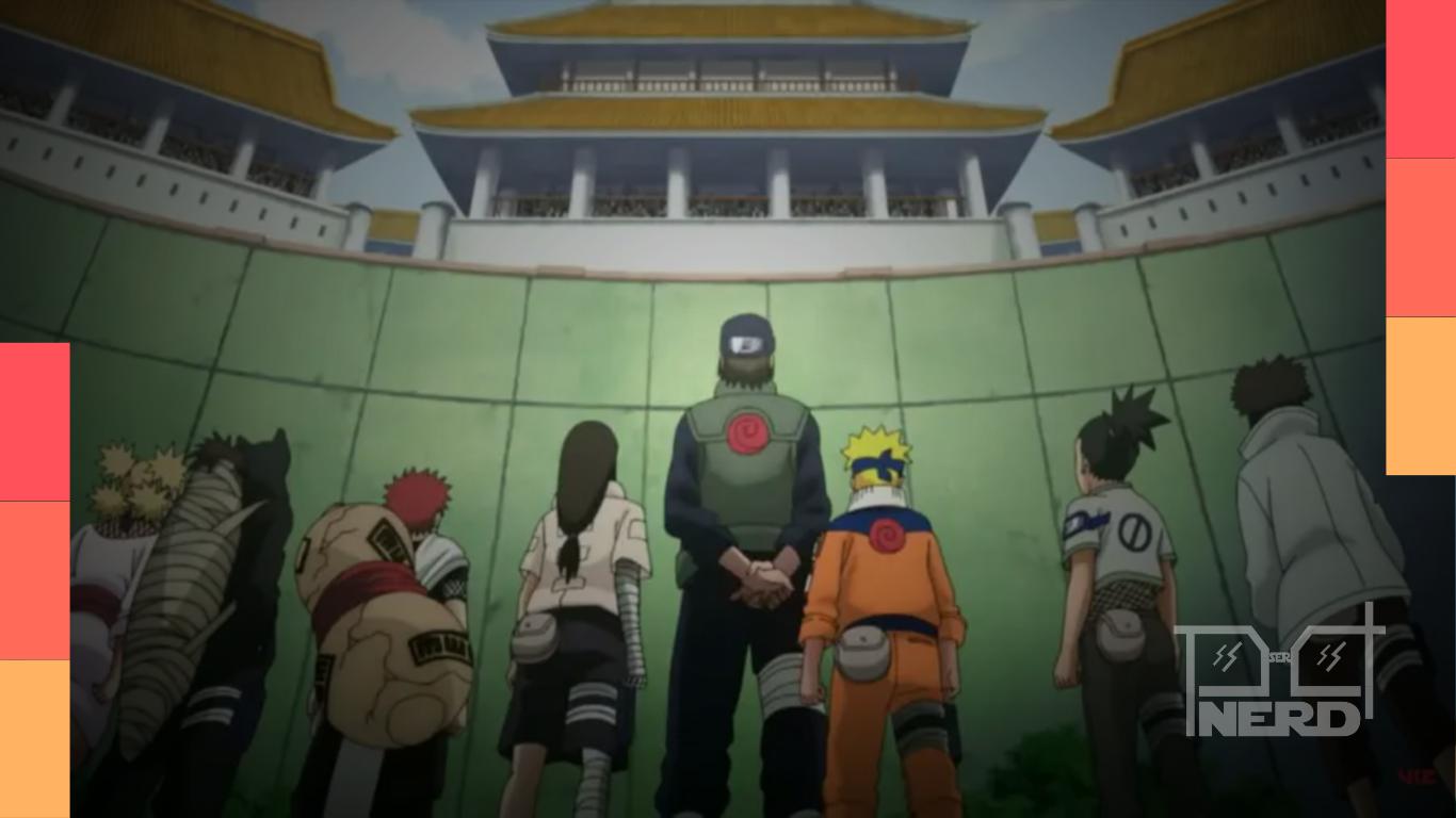 Ilustração do arco Exames de Chunin em Naruto e a ideia original de Kishimoto que teria tido desenvolvimento muito lento