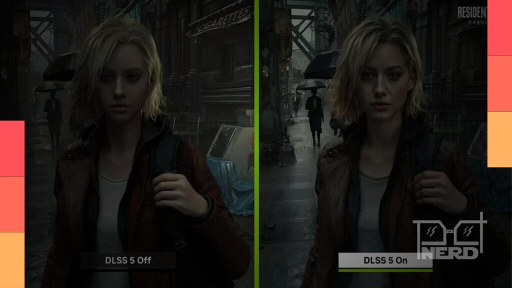 Ilustração do DLSS 5 da Nvidia com interface de IA e destaque para o lançamento em setembro