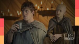 Imagem promocional de O Cavaleiro dos Sete Reinos com referência ao mundo de Game of Thrones