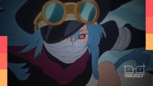 Gunko aparece em cena do episódio 1.180 de One Piece, final da temporada do anime