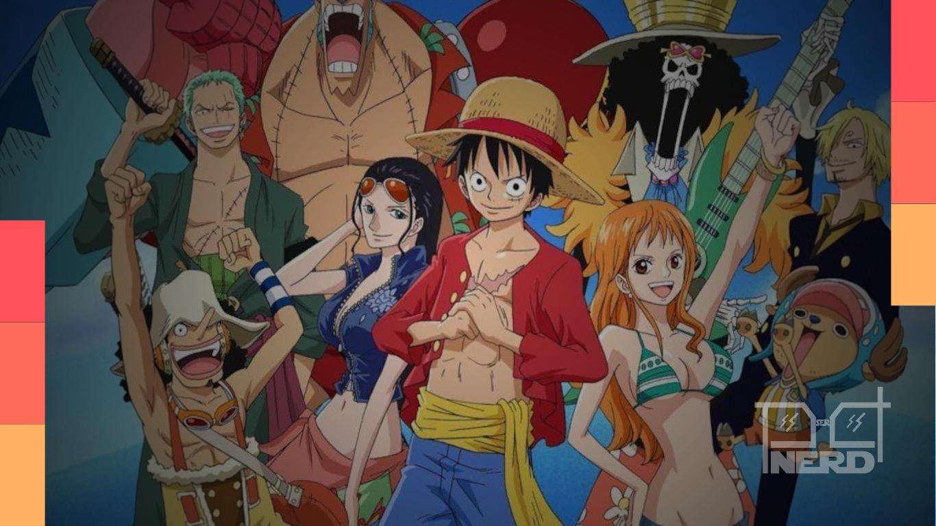Cartaz com chamadas de One Piece, Mushoku Tensei e Re: Zero para a lista de lançamentos da semana
