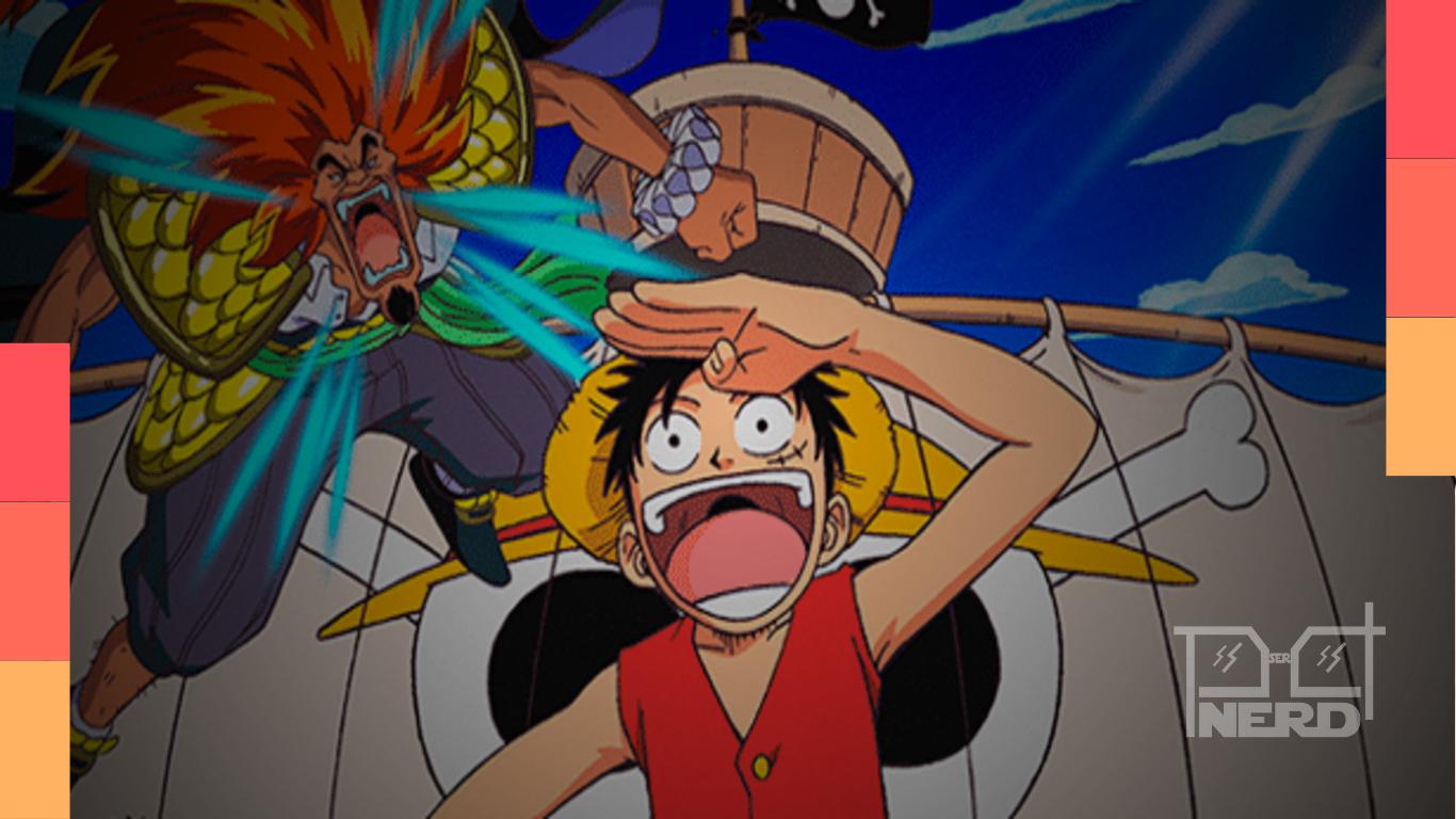Cartaz de One Piece: O Filme com Luffy e a tripulação chegando ao cinema no Brasil