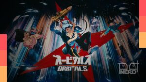 Imagem de Orbitals em cenário espacial, destacando a estética anime e o foco em cooperação
