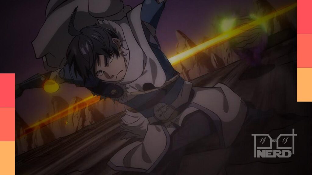 Imagem promocional do anime Overgeared com personagens principais e data de estreia em 2 de outubro de 2026