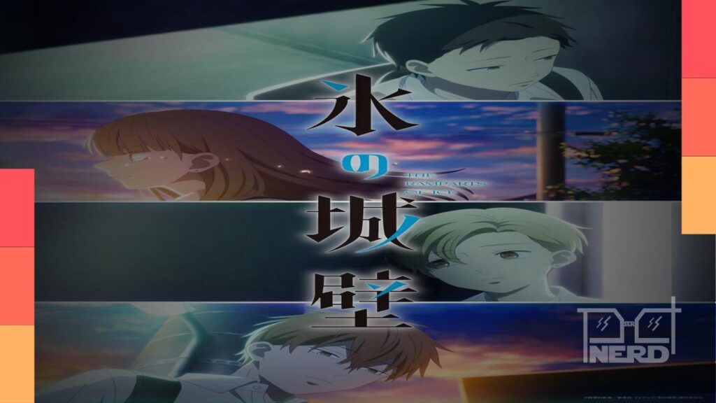 Koyuki, Minato, Miki e Yōta no anime Parede de Gelo