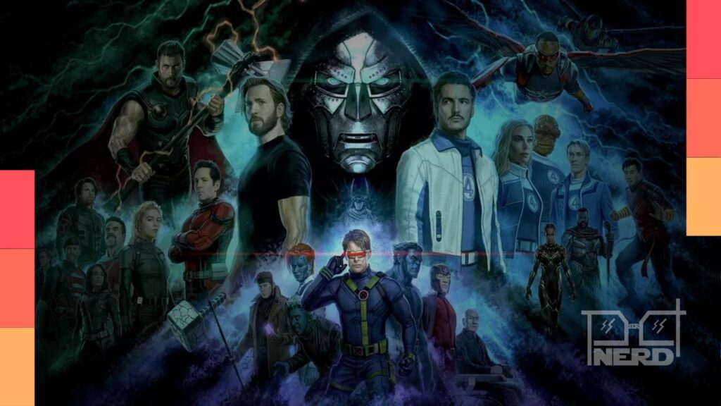 Arte de Vingadores: Doutor Destino para notícia sobre a pré-venda de ingressos no Brasil