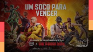 Personagem inspirado em Saitama e Genos em PUBG MOBILE na colaboração com One-Punch Man