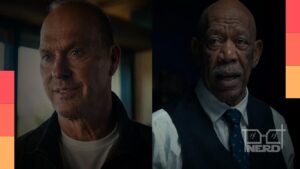Michael Keaton e Morgan Freeman em um faroeste de suspense, em Rode to Ruin