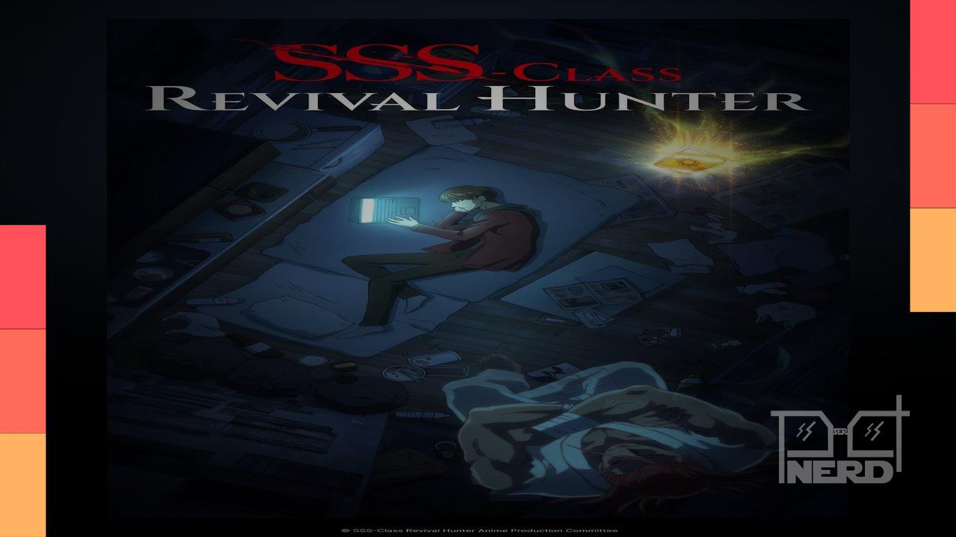 Imagem promocional de SSS-Class Revival Hunter anunciando adaptação em anime pela Crunchyroll com estreia mundial em janeiro de 2027