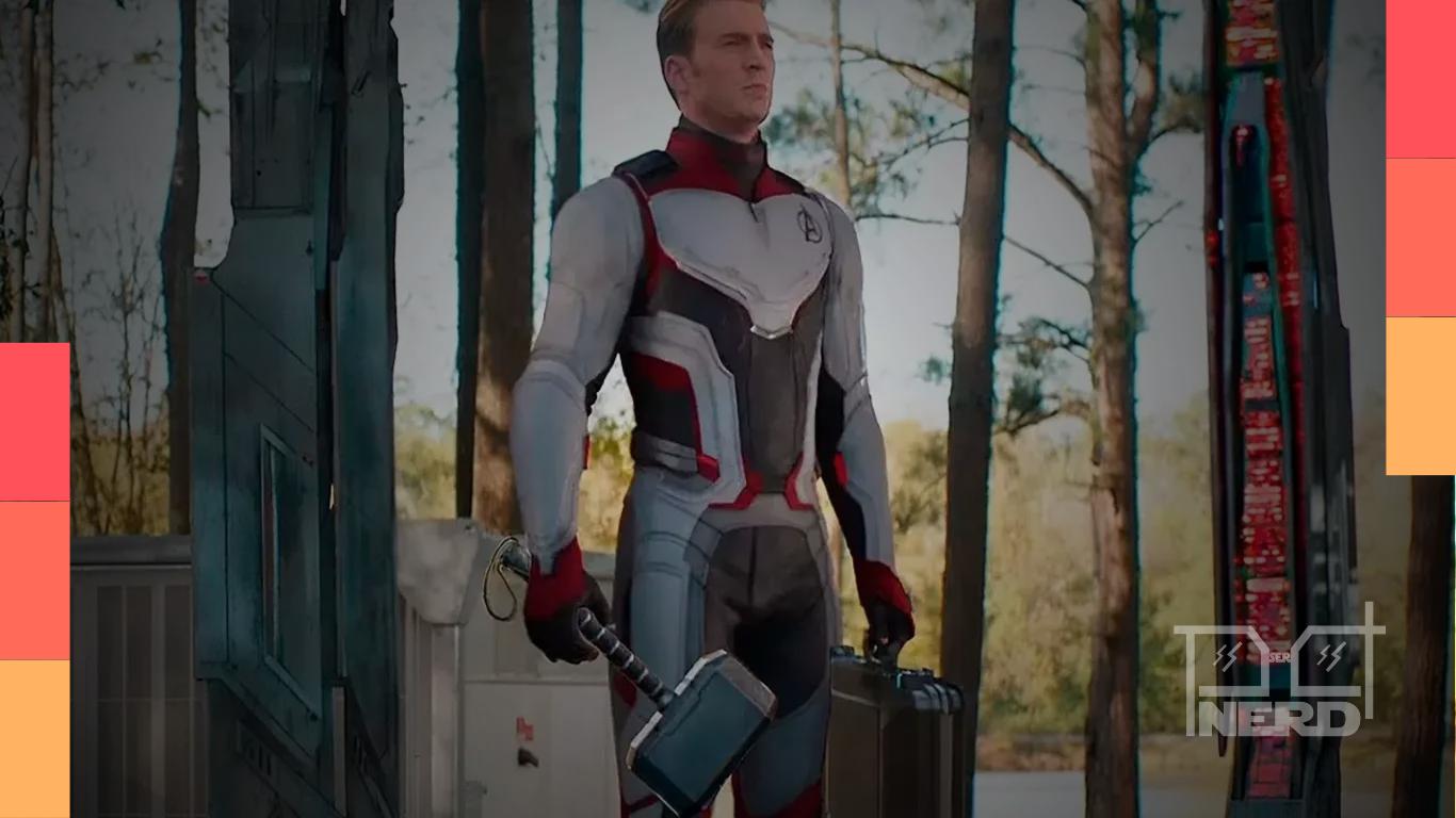 Steve Rogers, o Capitão América, em imagem promocional de Vingadores: Ultimato