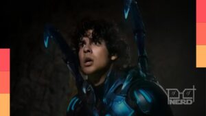 Xolo Maridueña falando sobre o retorno do Besouro Azul em Superman: Man of Tomorrow com referência a James Gunn