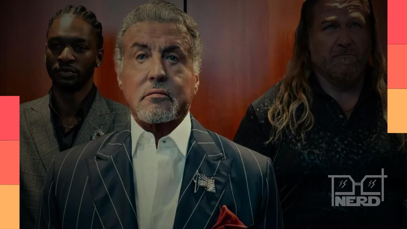 Sylvester Stallone como Dwight Manfredi na quarta temporada de Tulsa King