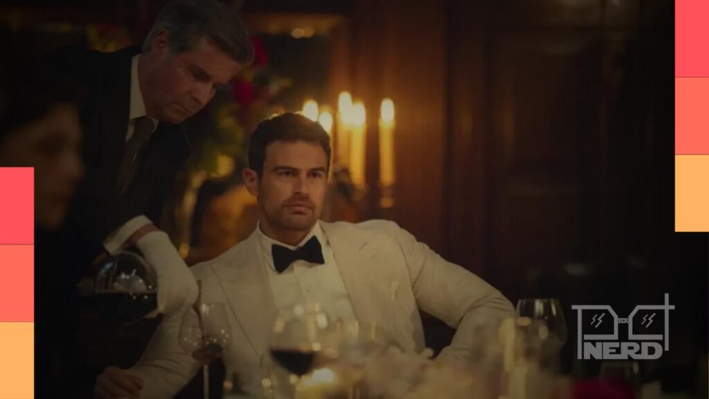 Theo James como Eddie Horniman em Magnatas do Crime, segunda temporada com números abaixo da estreia