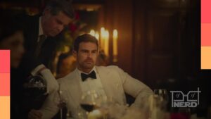 Theo James como Eddie Horniman em Magnatas do Crime, segunda temporada com números abaixo da estreia