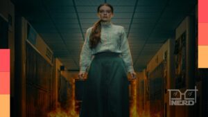 Foto promocional de Carrie: A Estranha com elenco e indicação do Prime Video