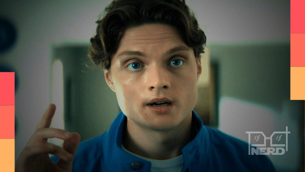 Asa Germann interpretando Anjo no novo X-Men, com referência ao papel dele em Gen V