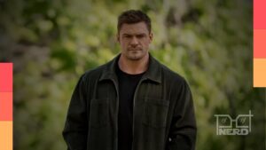 Alan Ritchson como Jack Reacher em Neagley, em participação especial, ao lado de Frances Neagley