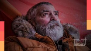 George Clooney em O Céu da Meia-Noite, um filme de ficção científica original da Netflix