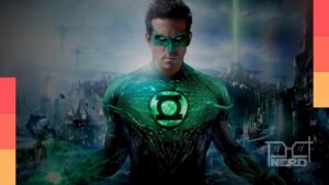 Ryan Reynolds e a série Lanternas, sugerindo uma possível ponta do ator