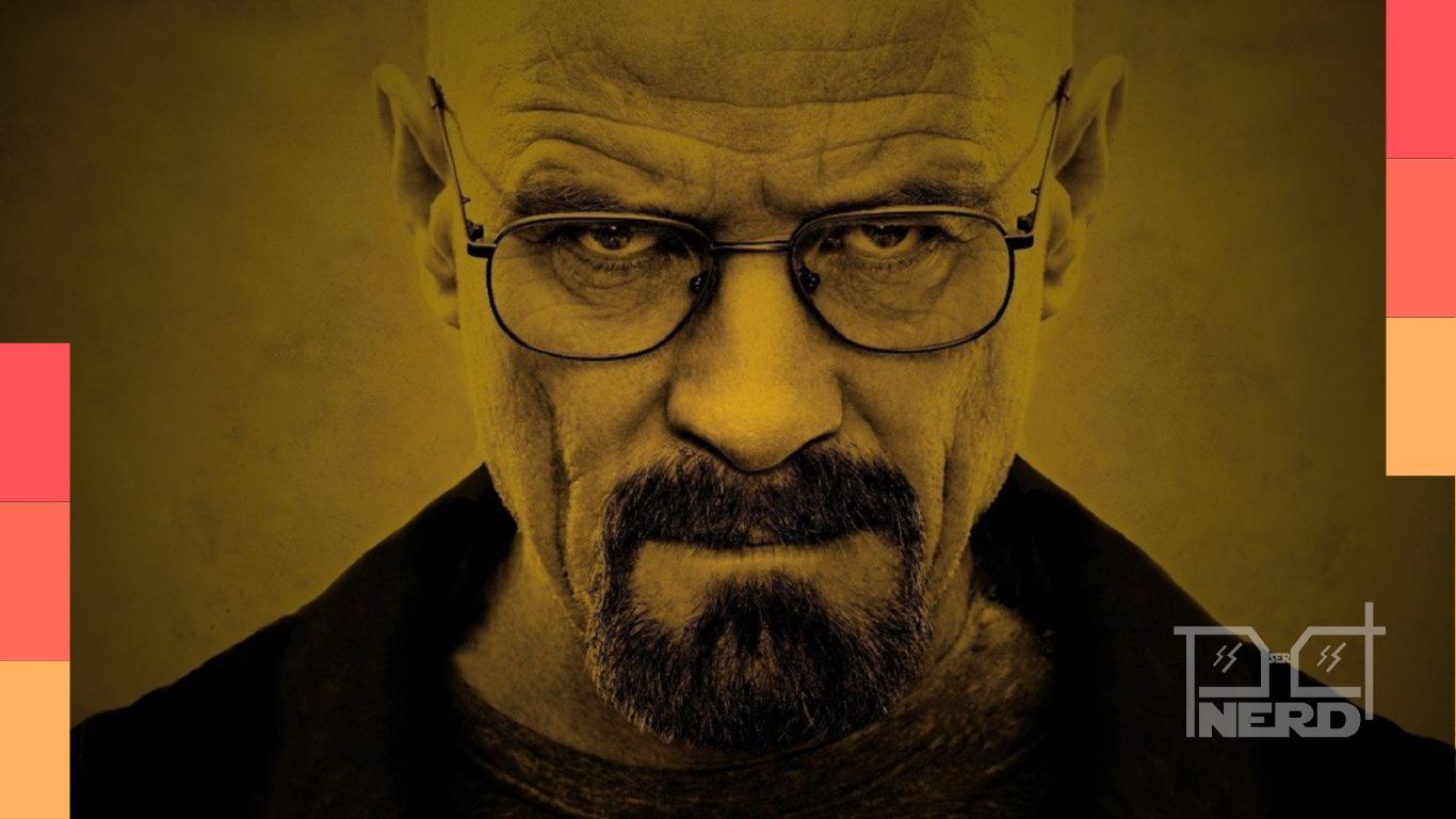 Walter White em destaque para ilustrar o primeiro lugar de Breaking Bad na lista das melhores séries do século 21