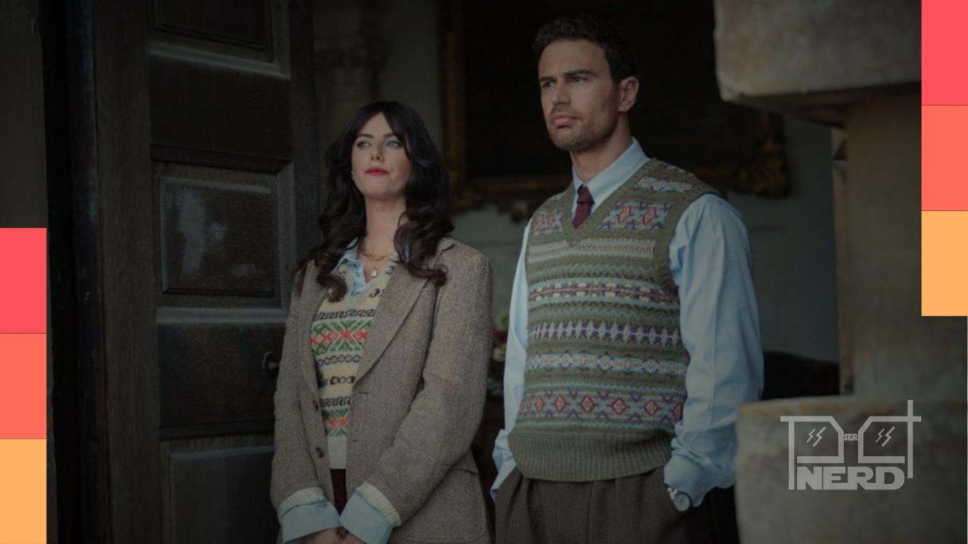 Theo James e Kaya Scodelario em Magnatas do Crime com destaque para a confirmação da 3ª temporada na Netflix