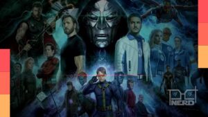 Arte promocional de Vingadores: Doutor Destino, filme dos irmãos Russo com elenco ainda não totalmente anunciado