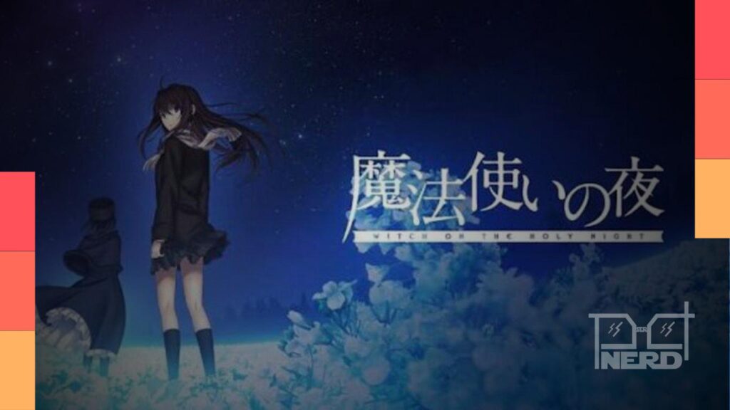 Imagem promocional do filme de anime Witch on the Holy Night, produzido pela Ufotable.