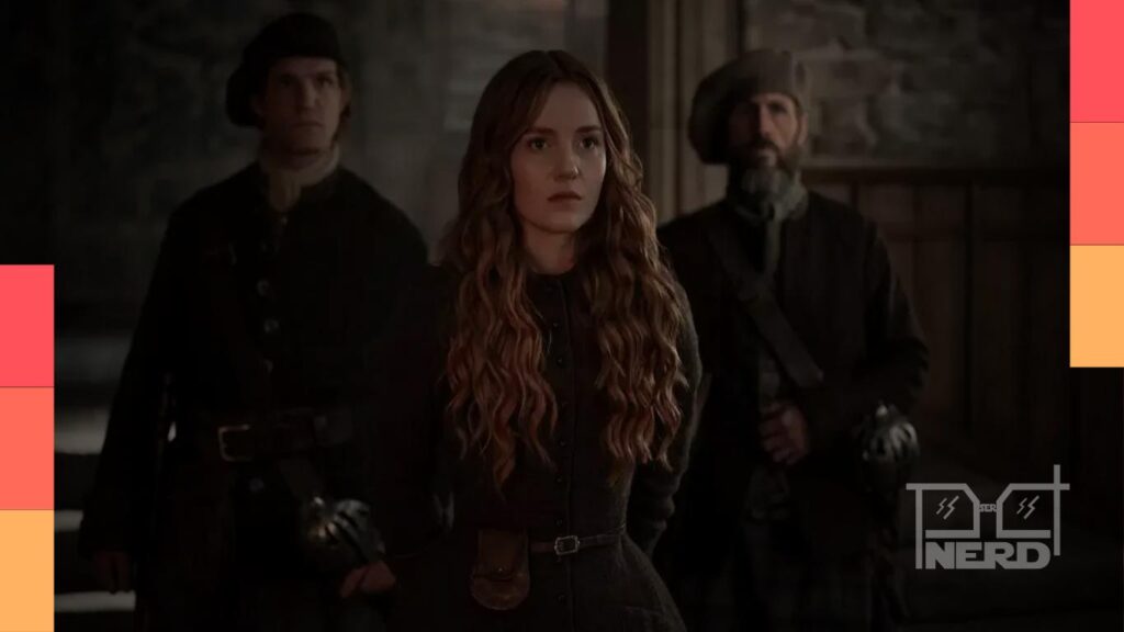 Imagem promocional da série Outlander: Blood of My Blood