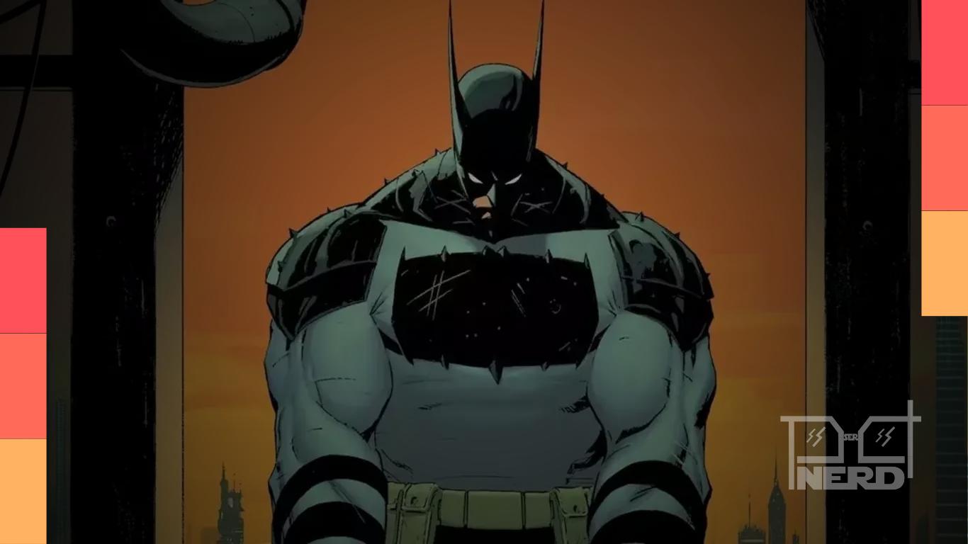 Arte de divulgação dos quadrinhos Absolute Batman, que ganharão uma série animada
