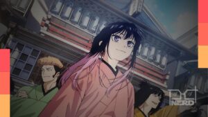 Pôster da segunda temporada do anime Akane-banashi com personagens novos