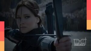 Jennifer Lawrence em imagem de divulgação, atriz que pode voltar como Katniss em Amanhecer na Colheita