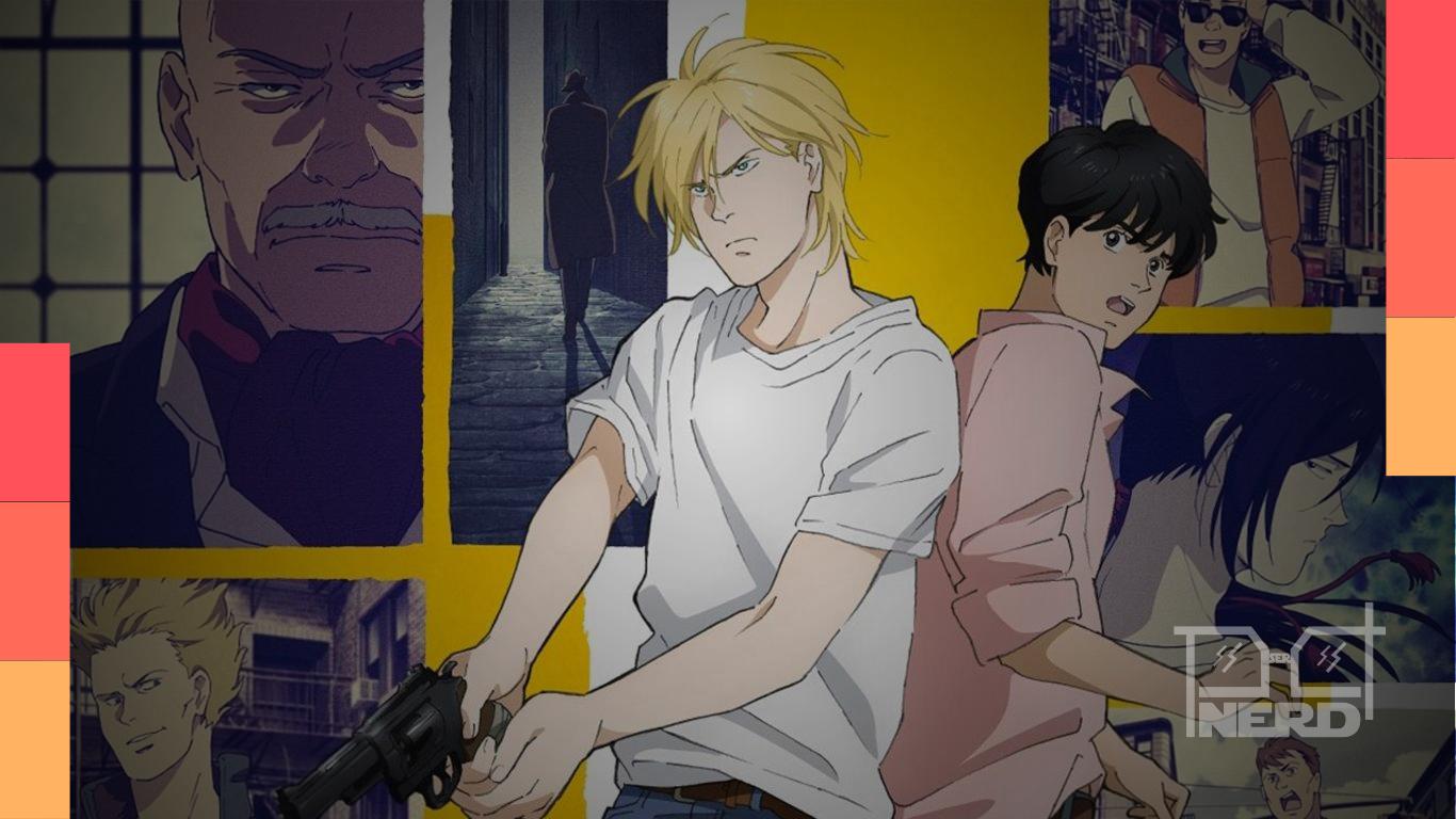 Seleção de animes curtos para iniciantes, incluindo Mob Psycho 100, Yuri!!! on Ice, Evangelion, Banana Fish e Love Through a Prism