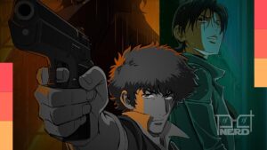 Referência visual a Cowboy Bebop e a cinco animes que disputam o topo