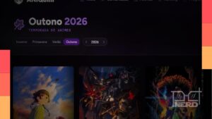 Página da plataforma ANIQuim, serviço brasileiro para descobrir e organizar animes