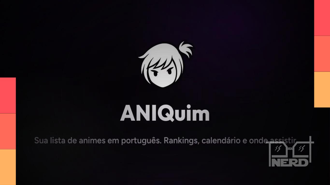 Página da plataforma ANIQuim com ferramentas para descobrir e organizar animes