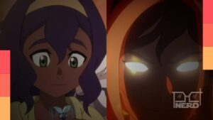 Representações de Aang e Korra na série Avatar: Os Sete Refúgios