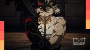 Asta em imagem promocional de Black Clover, anime cuja segunda temporada teve estreia recordista na Crunchyroll.