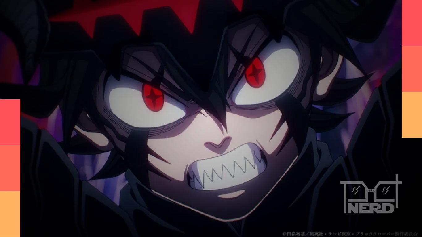 Asta aparece em uma cena da segunda temporada de Black Clover
