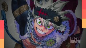 Asta aparece na capa do artbook digital Black Clover Digiga