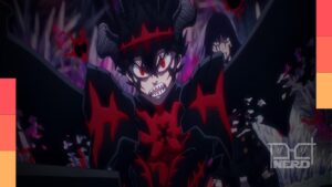 Nacht enfrenta Lilith e Nahamah em uma cena de batalha com gelo e fogo no episódio 4 de Black Clover