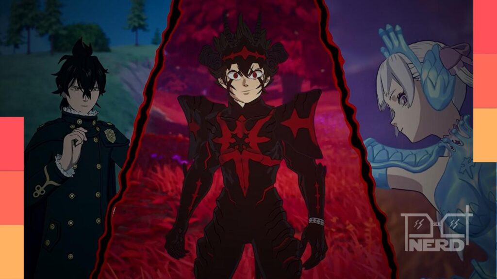 Asta, Yuno e Noelle de Black Clover em colaboração com Fortnite