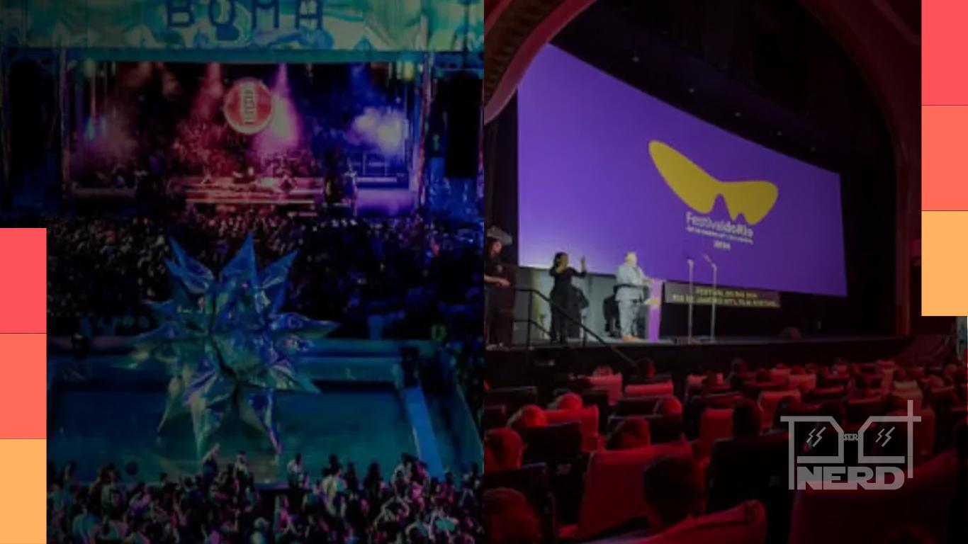 Festa de encerramento da BOMA para o Festival do Rio no Edifício Touring